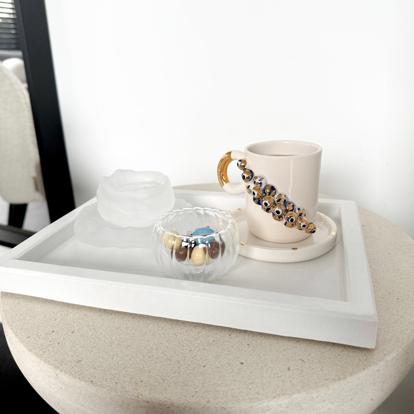 Doppelschichtiger Kürbisglasbecher