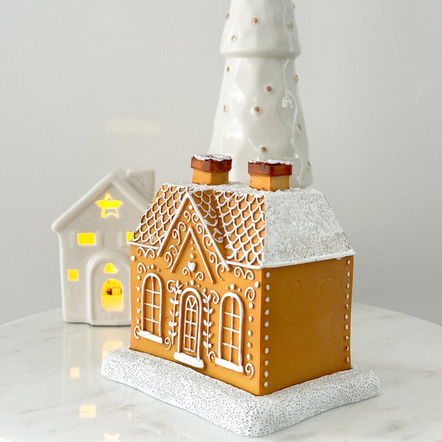 Gingerbread House Incense Cone Burner - incl. 2 x incense cones
