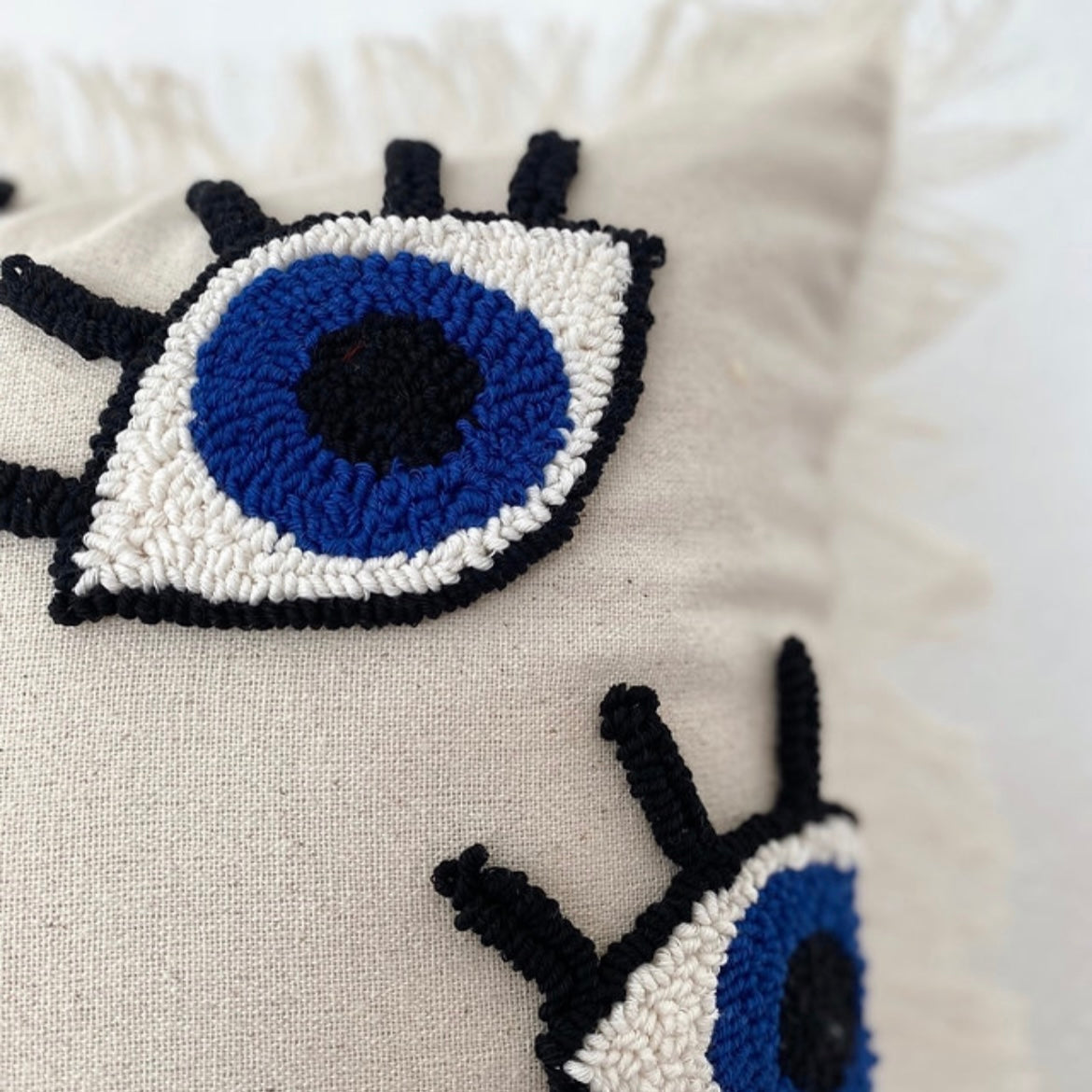 Evil Eye Handmade Pillowcase