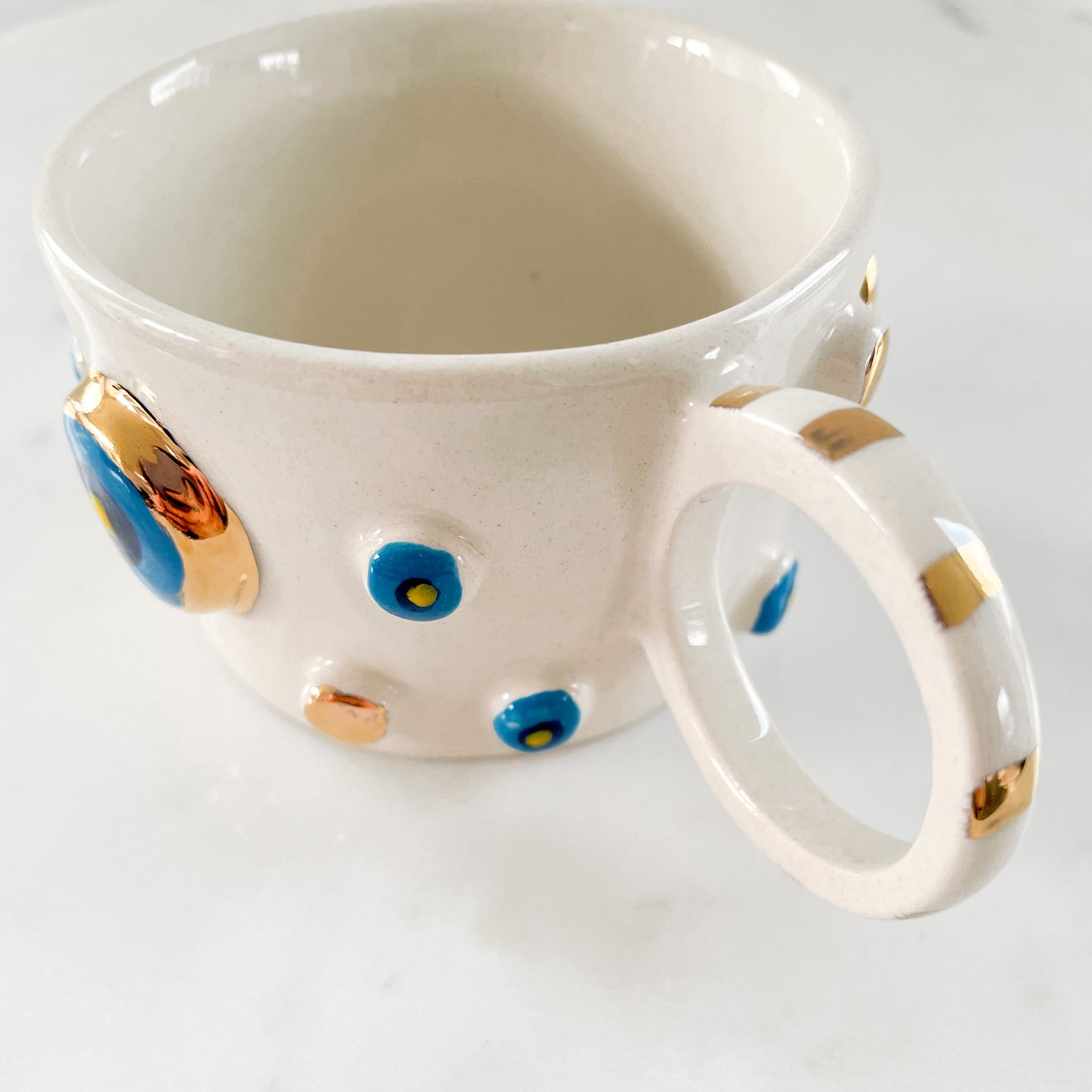 Round Nazar Eyes Cup