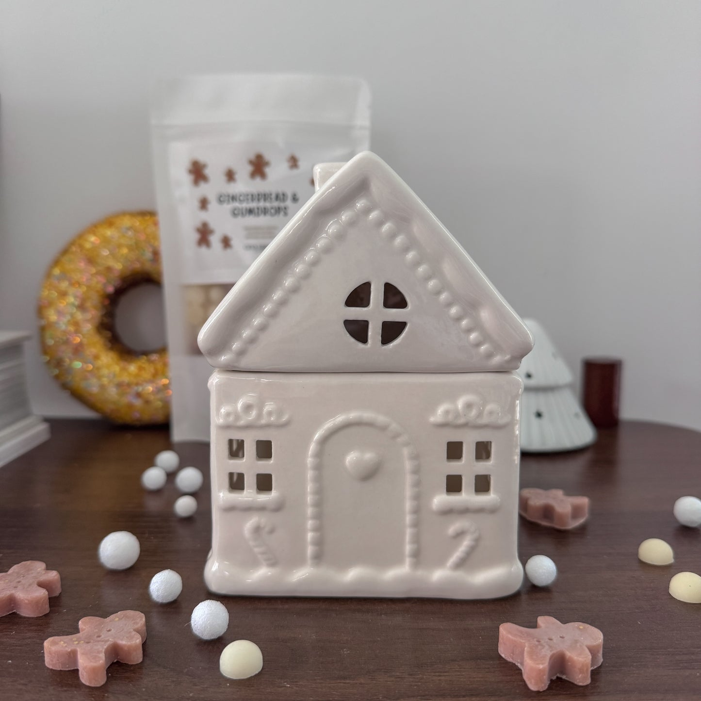 Gingerbread House Christmas Wax Melt Burner