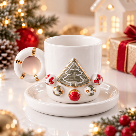 Christmas Tree cup (Soft Colors)