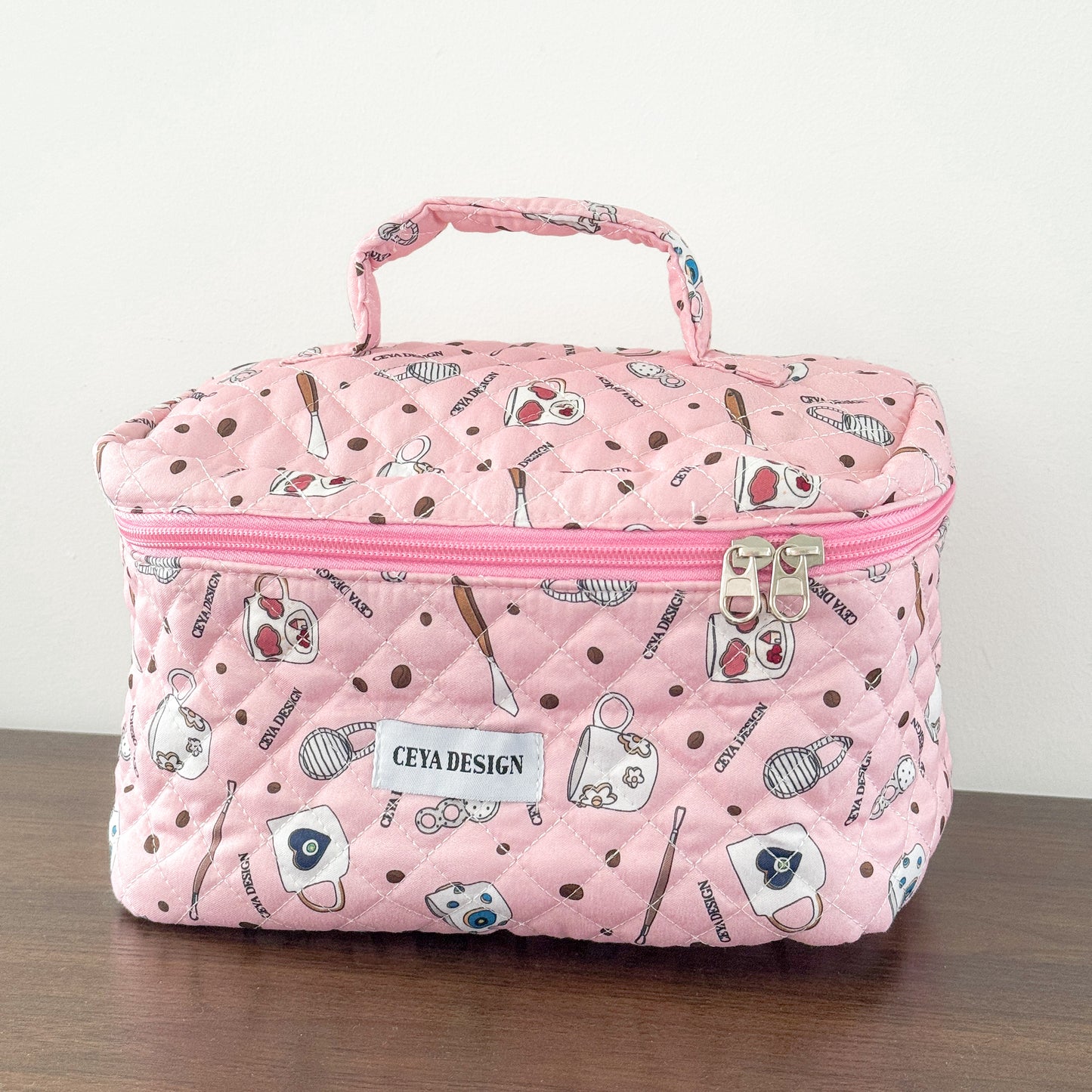 Pink CEYA DESIGN Beauty Case