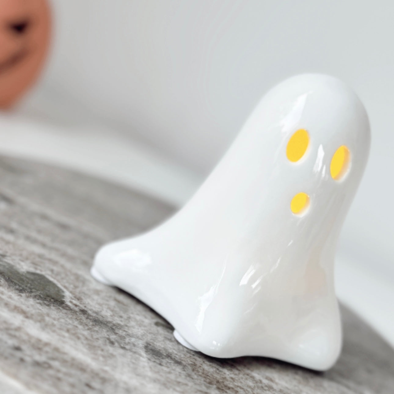 Ghost LED Ceramic Halloween Autumn Light