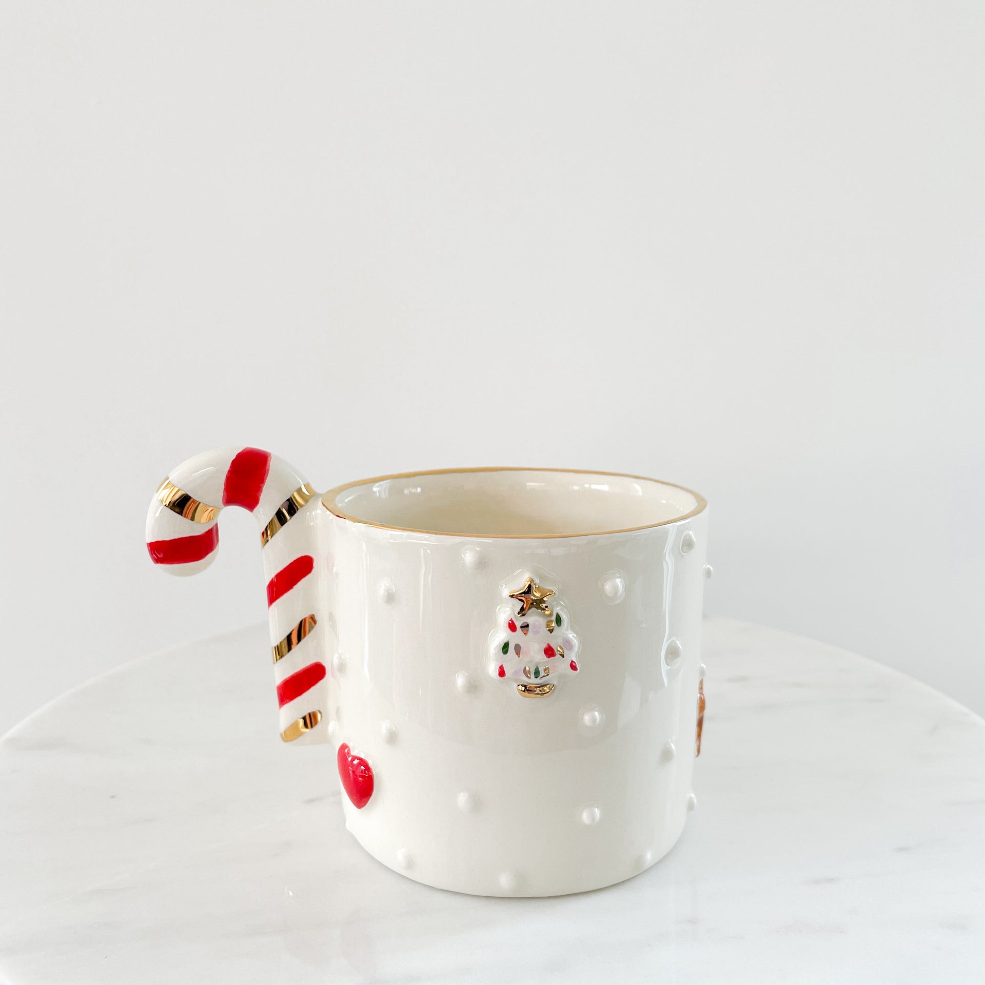 Carved Candy Cane Mug/Cup — Quiet Creations