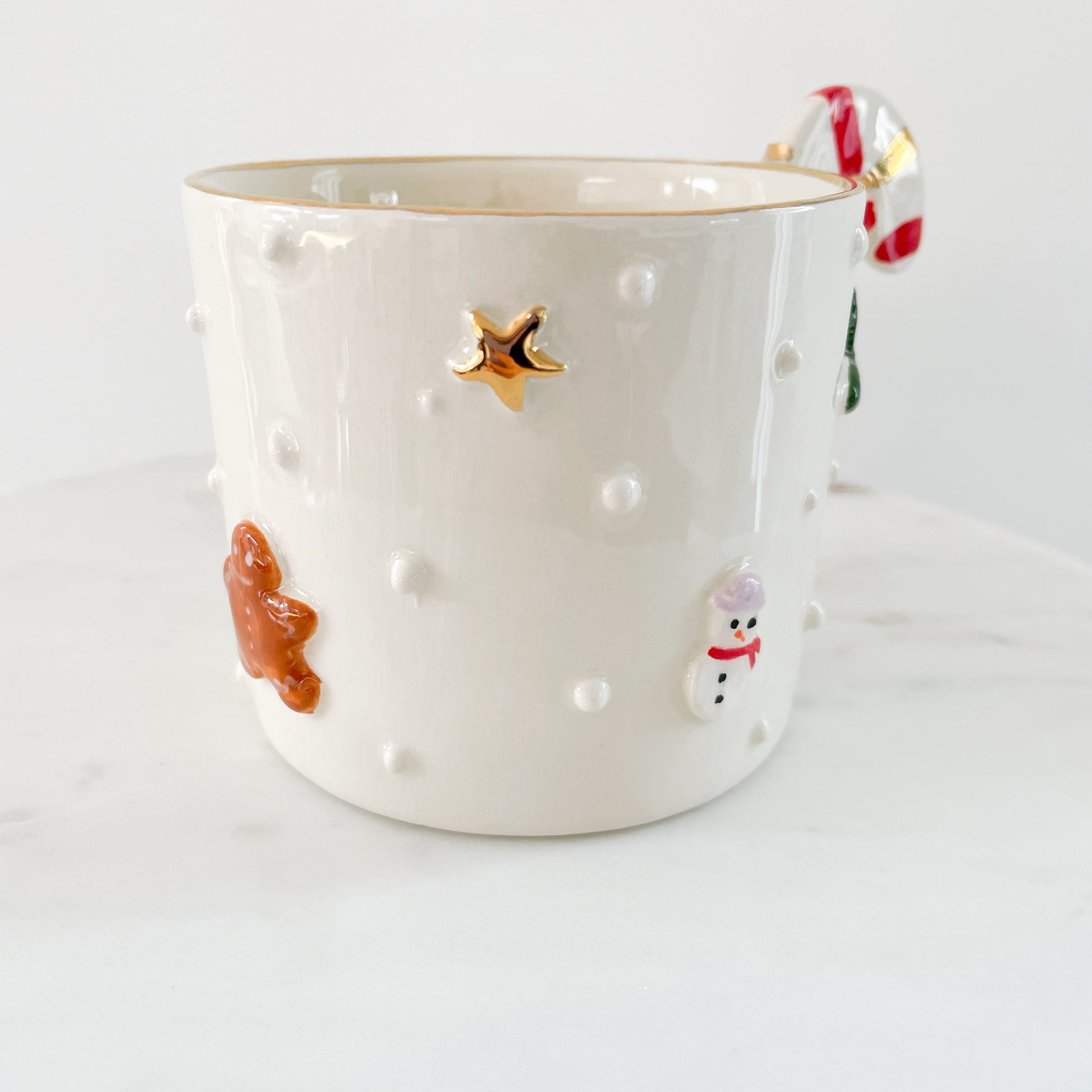 Carved Candy Cane Mug/Cup — Quiet Creations