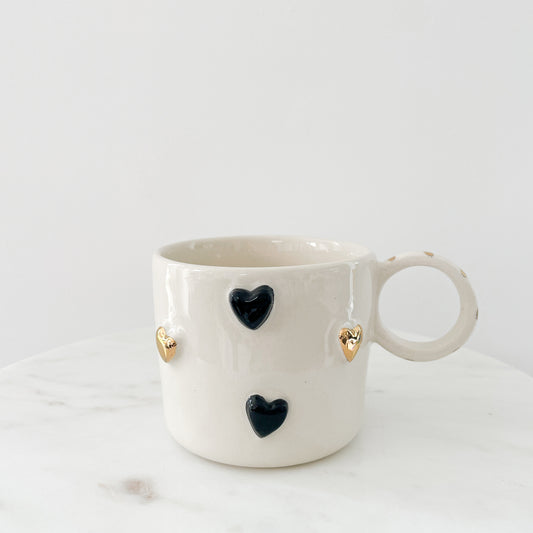 Black Gold Love mug