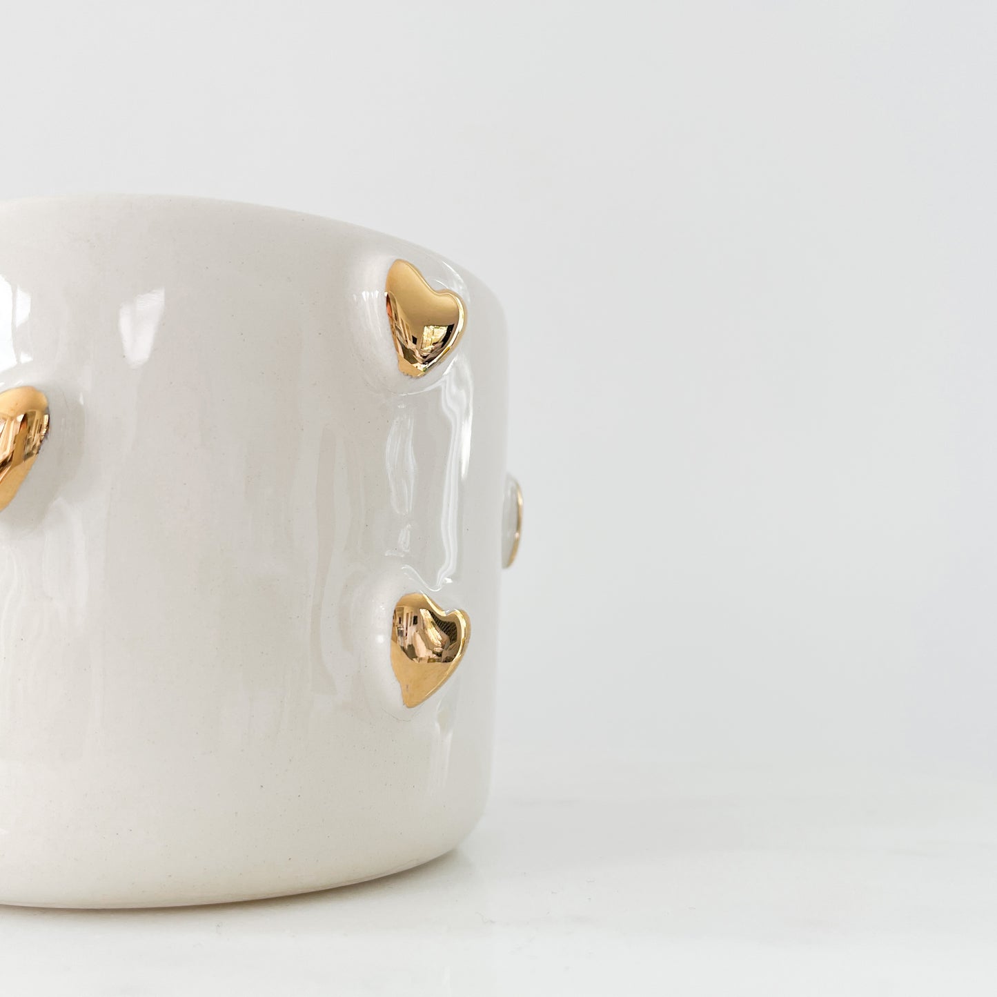 Golden Hearts mug