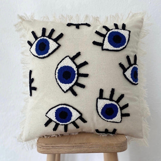Evil Eye Handmade Pillowcase