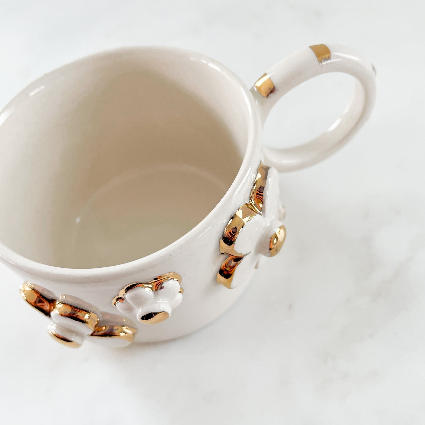 Daisy Handmade Ceramic Cup