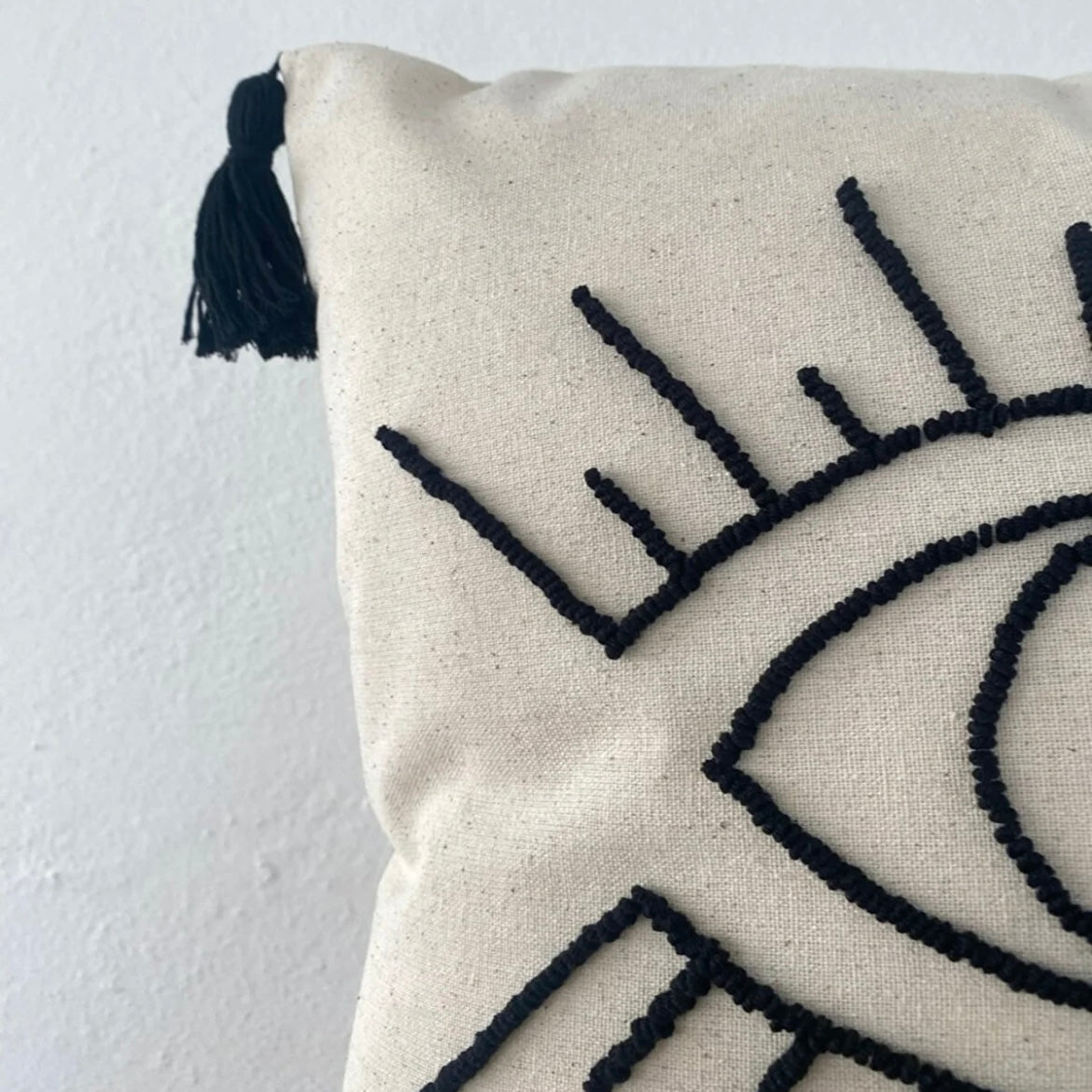 Black Evil Eye Pillowcase